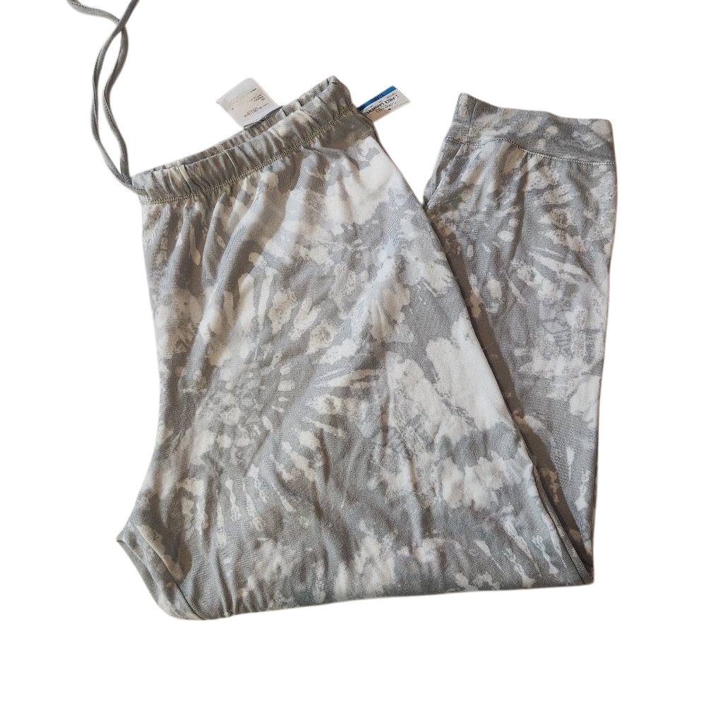Ellen Tracy Gray Tie-Dye Pajama‎ Pants Size XL